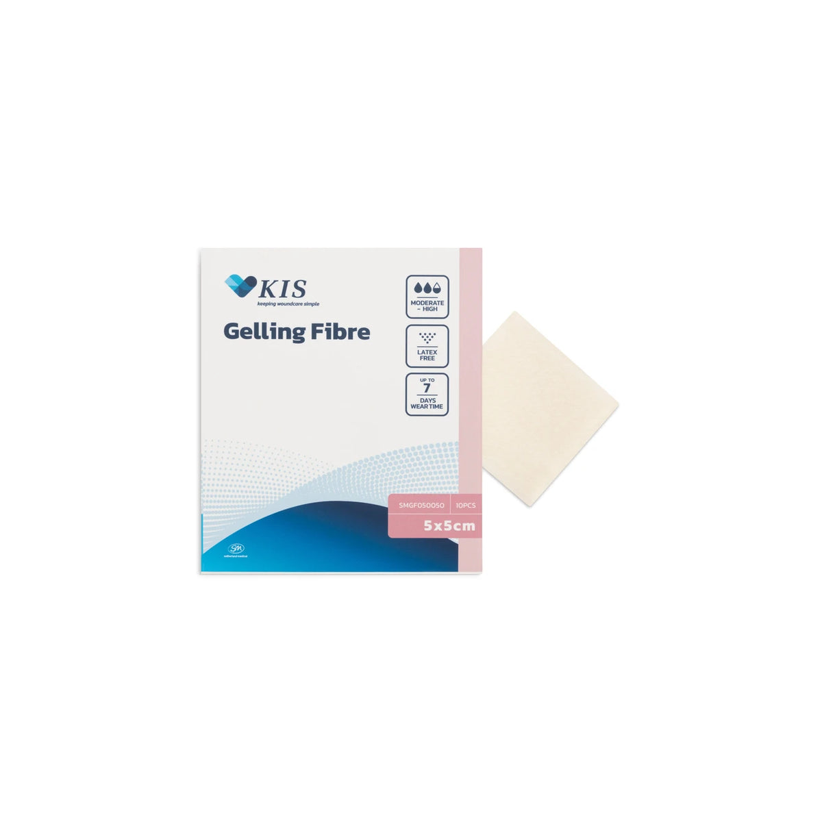 KIS Gelling Fibre 5x5cm - Box 10