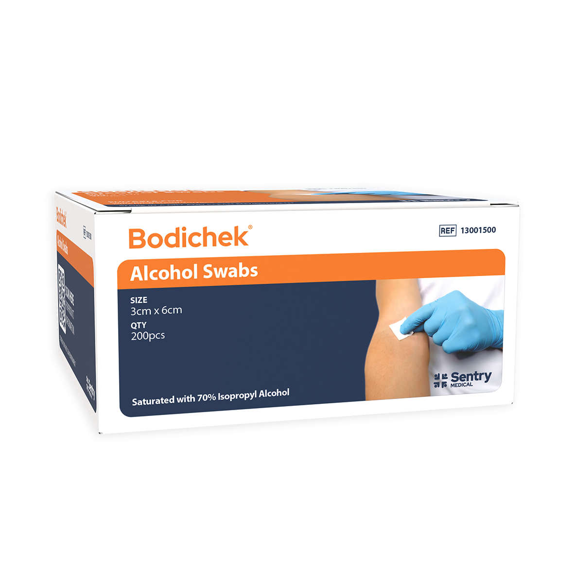 Bodichek Alcohol Swabs 200pc