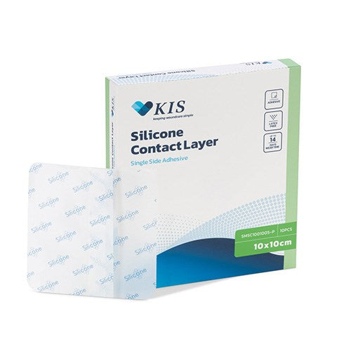 Silicone Contact Layer Dressing 5x5cm - Box 10