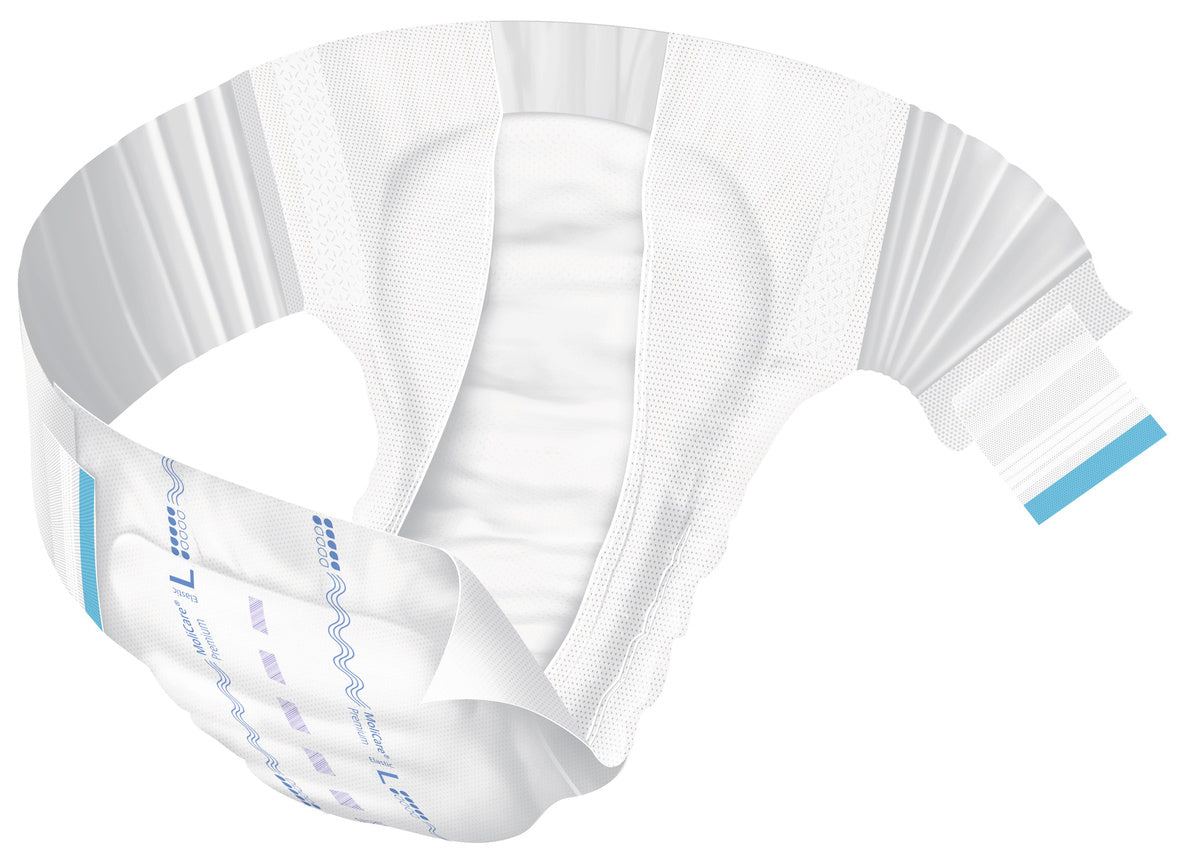 Molicare Premium Elastic Unisex 8 Drops Large Waist 115-145cm 3095ml Pack/24