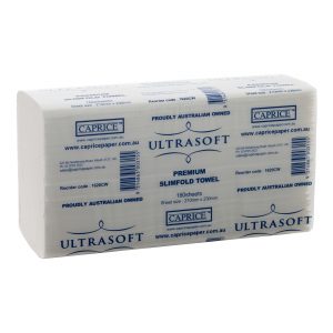 Ultrasoft Slimfold Interleaved Towel 23x21cm - Ctn 20x160pcs