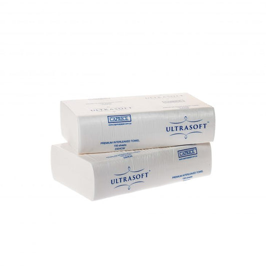 Ultrasoft Interleaved Towel 24x23cm - Ctn 16x150pcs