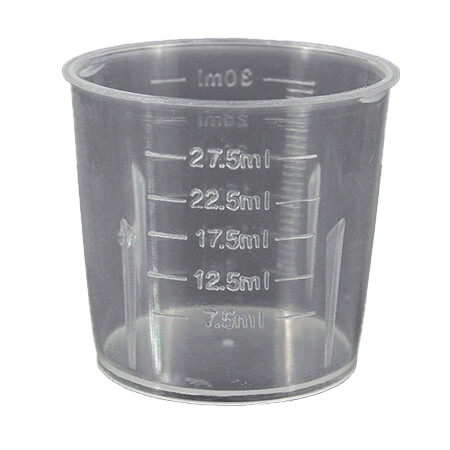 Medicine Dispensing Cups 30mL 2500pcs/Ctn
