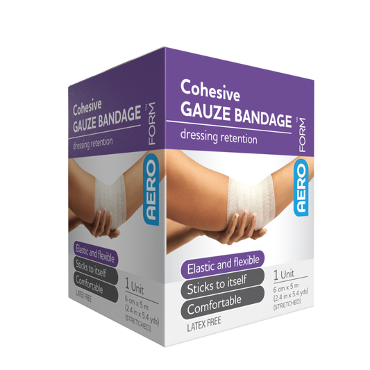 AeroForm Cohesive Gauze Bandage 6cm x 5M - Promed Supplies Pty Ltd