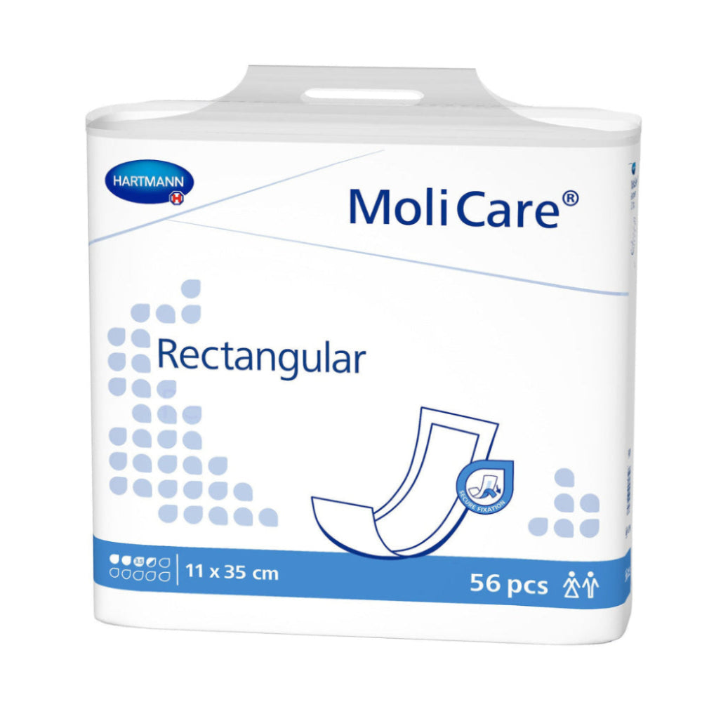 MoliCare® Rectangular Unisex 3.5 drops 35x11cm Pack/56pcs