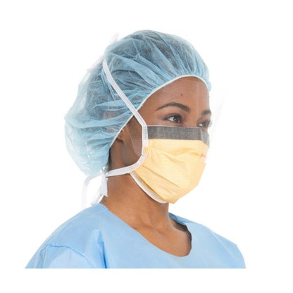 Fluidshield 3 Fog-Free Surgical Mask With Wraparound Visor Box/25