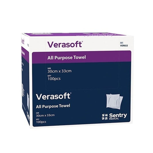 VeraSoft ¨ All Purpose Towels 30cm x 33cm 100 pcs Non-Sterile
