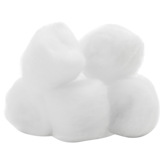 Sterile Large Cotton Balls (50 packs of 5) bag/250