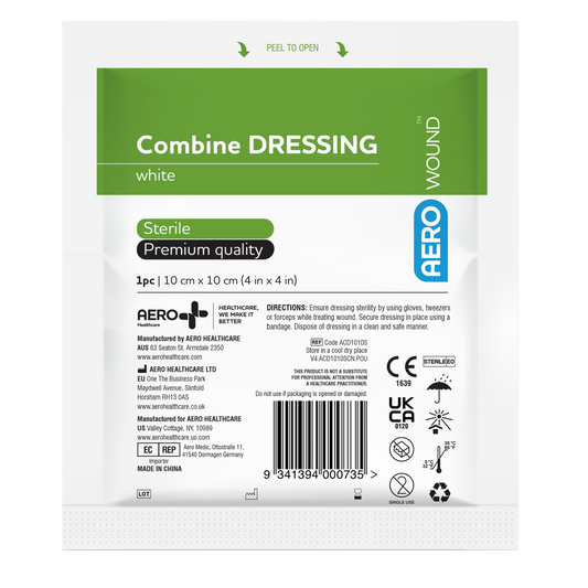 AEROWOUND Combine Dressing 10 x 10cm Bag/50 - Promed Supplies Pty Ltd