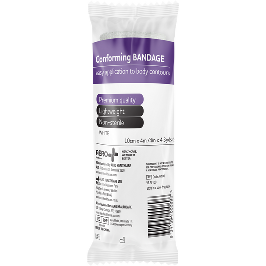 AEROFORM Conforming Bandage 10cm x 4M Wrap/12 - Promed Supplies Pty Ltd