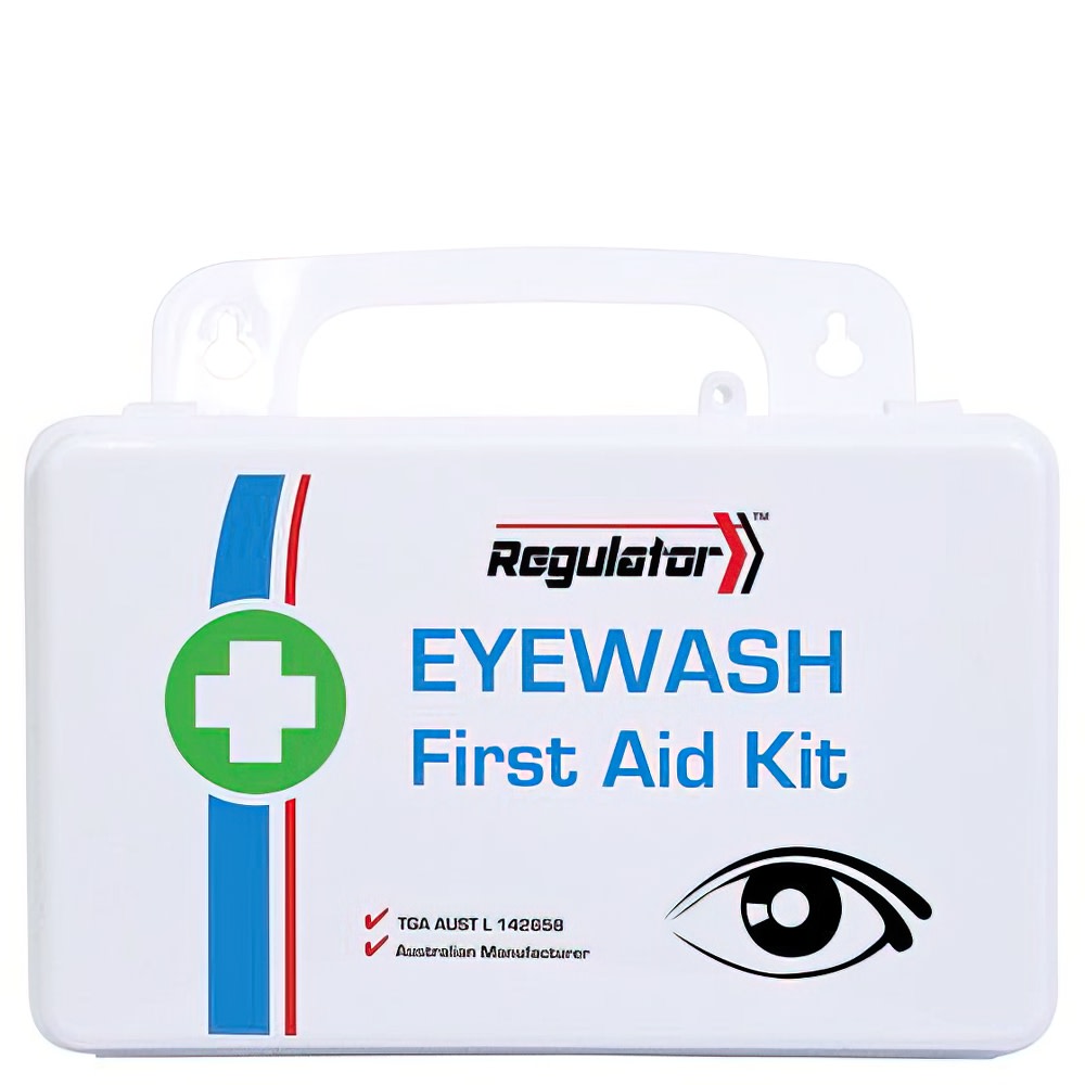 REGULATOR Eyewash First Aid Kit 21 x 7.5 x 13cm - Promed Supplies Pty Ltd
