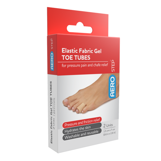 AEROSTEP™ General Gel Tube Toe Protector 1.5 x 7cm Box/2 - Promed Supplies Pty Ltd