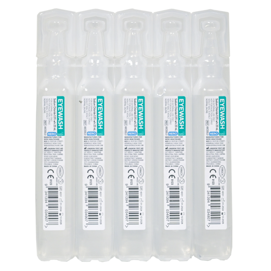 AEROWASH Sodium Chloride Eyewash Ampoule 20ml Carton/250