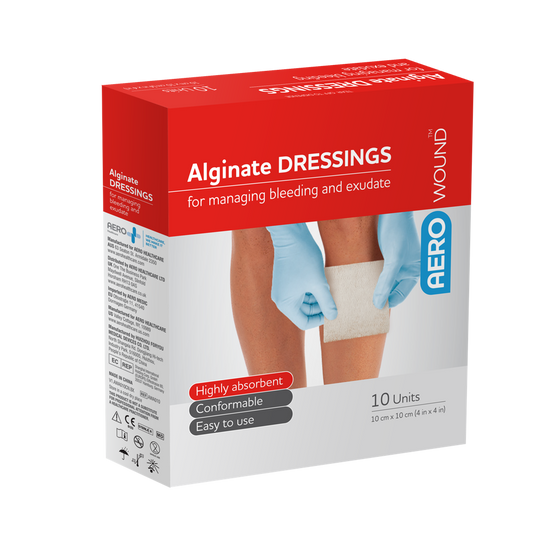 AEROWOUND Alginate Dressing 10 x 10cm Box/10