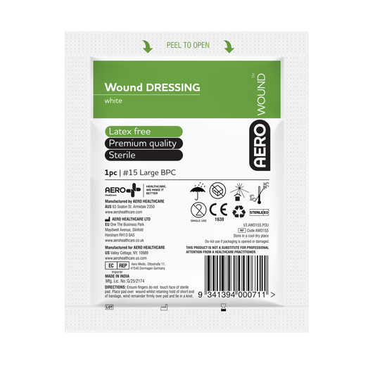 AEROWOUND #15 Wound Dressing 18 x 18cm Bag/12