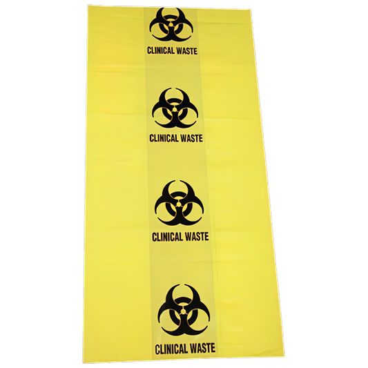 AEROHAZARD Biohazard Clinical Waste Bag 50L - 55um (630 x 800mm) - Promed Supplies Pty Ltd