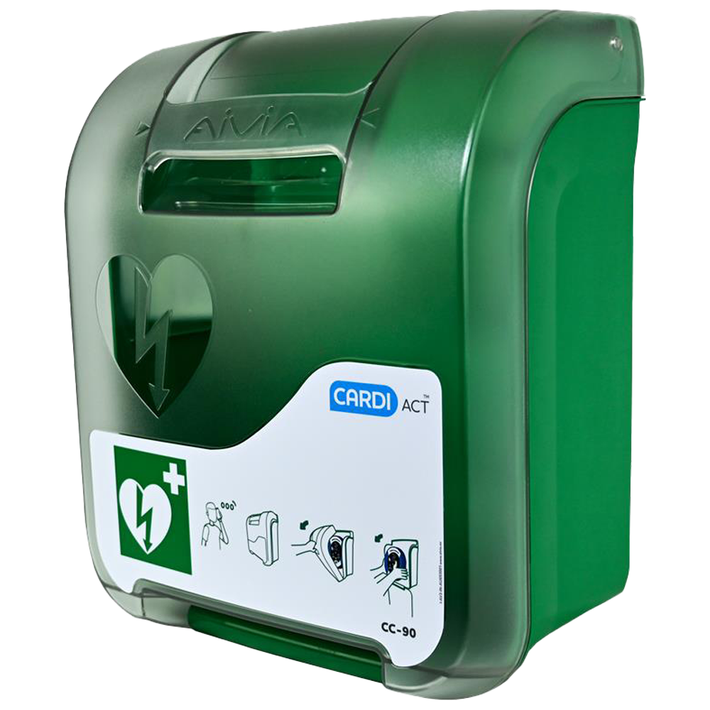 CARDIACT Alarmed AED Cabinet 41 x 33 x 19cm - Promed Supplies Pty Ltd