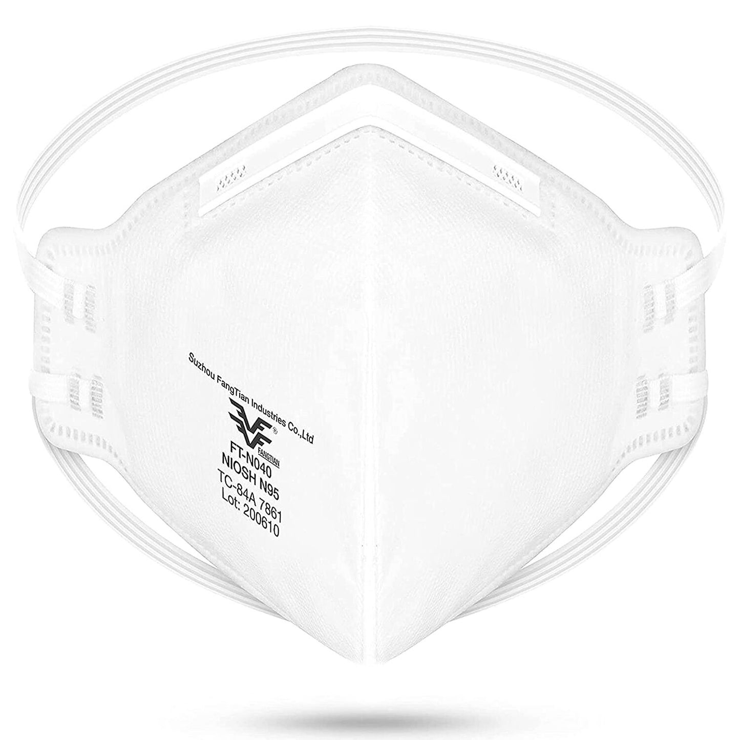 Titan Respirators® Noish N95 FT-N040 Particulate Respirator - Vertical Flat-Fold Box/20