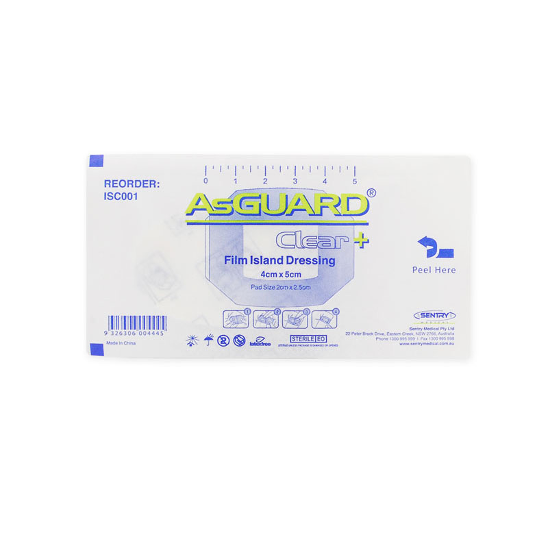 Asguard¨ Transparent Film Island Dressing 4cm x 5cm