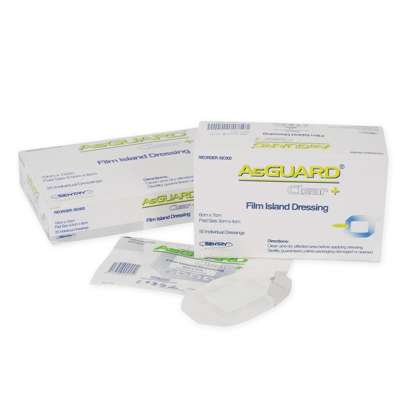 Asguard¨ Transparent Film Island Dressing 9cm x 15cm