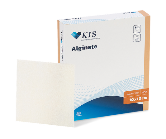 KIS Alginate Dressing - 10 x 10cm - Box 10