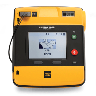 LIFEPAK 1000 Defibrillator with ECG Display & Manual Override - Promed Supplies Pty Ltd