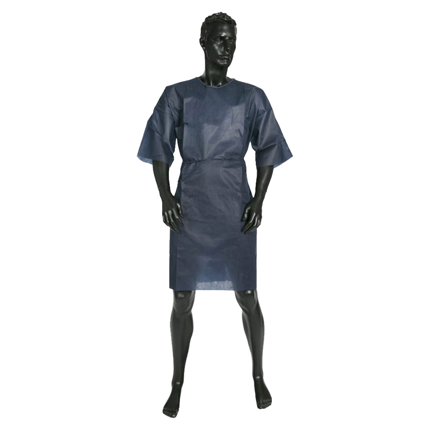 Ultra Health® Level 1 Disposable Modesty Gown PP Short-Sleeve Navy
