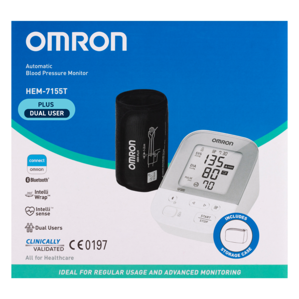 Omron HEM7155T Plus Dual User Blood Pressure Monitor