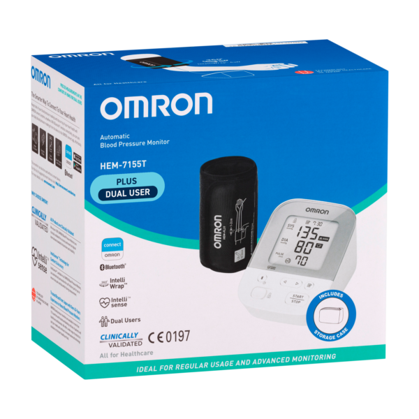 Omron HEM7155T Plus Dual User Blood Pressure Monitor