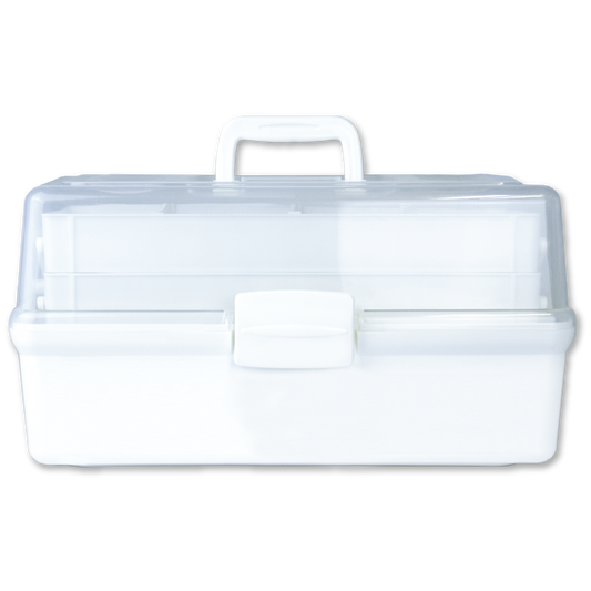 AEROCASE Medium White and Clear Tacklebox 42 x 21 x 22cm (for AFAK4T/AFAK5T) - Promed Supplies Pty Ltd