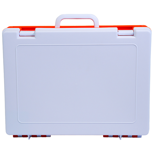 AEROCASE Medium/Large White and Orange Rugged Case 34.5 x 26.5 x 9.8cm (for AFAK5C) - Promed Supplies Pty Ltd