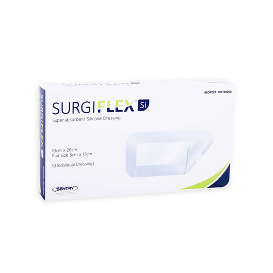 Asguard¨ Surgiflex Post-Operative Silicone Dressing 10cm x 20cm