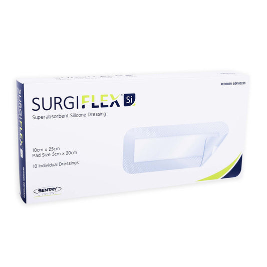 Asguard¨ Surgiflex Post-Operative Silicone Dressing 10cm x 25cm