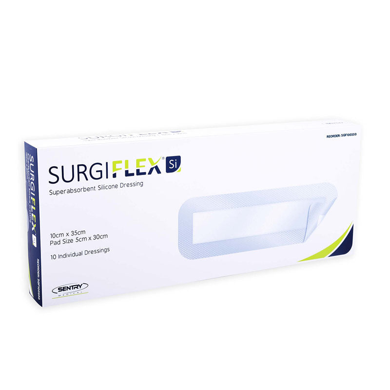 Asguard¨ Surgiflex Post-Operative Silicone Dressing 10cm x 35cm