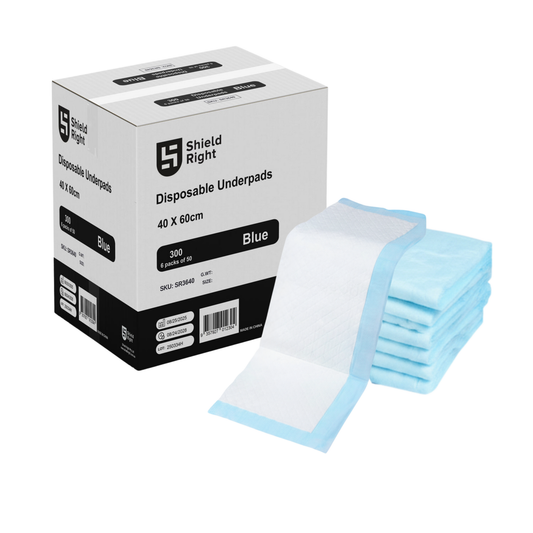 Shield Right Disposible Underpads 60 x 40 - Pack 300