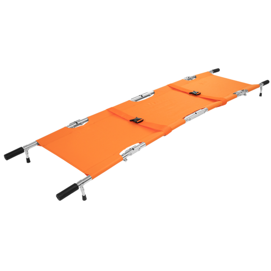 AERORESCUE Alloy Quad-Fold Emergency Pole Stretcher with Carry Case