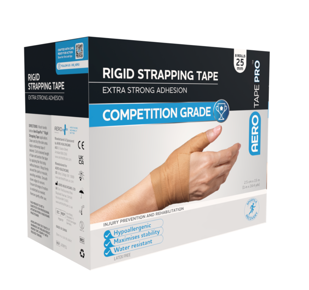 AEROTAPE Rigid Pro Strapping Tape 2.5cm x 15m Box/8
