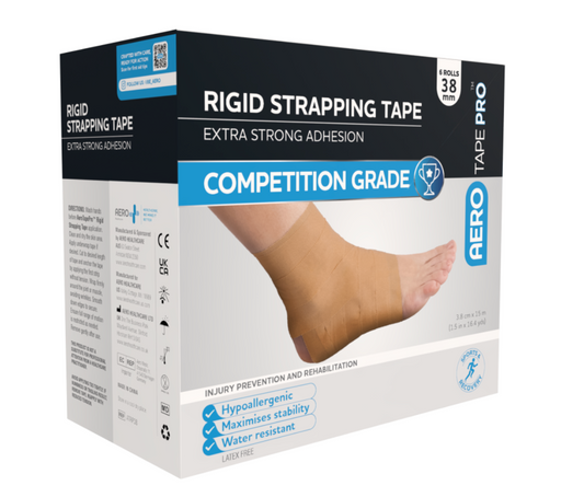 AEROTAPE Rigid Pro Strapping Tape 3.8cm x 15m Box/6