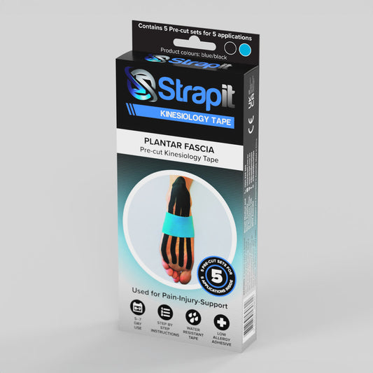 Strapit Plantar Fasciitis - Black/Blue (PACK OF 5)