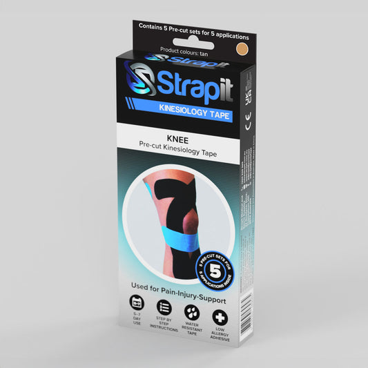 Strapit Knee Pre-cuts - Tan (PACK OF 5)