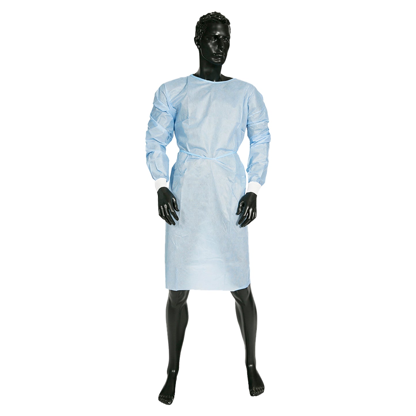 Ultra Health® Level 2 Disposable Surgical SMS Gown Non-Sterile Blue Knit Wrist Carton/50