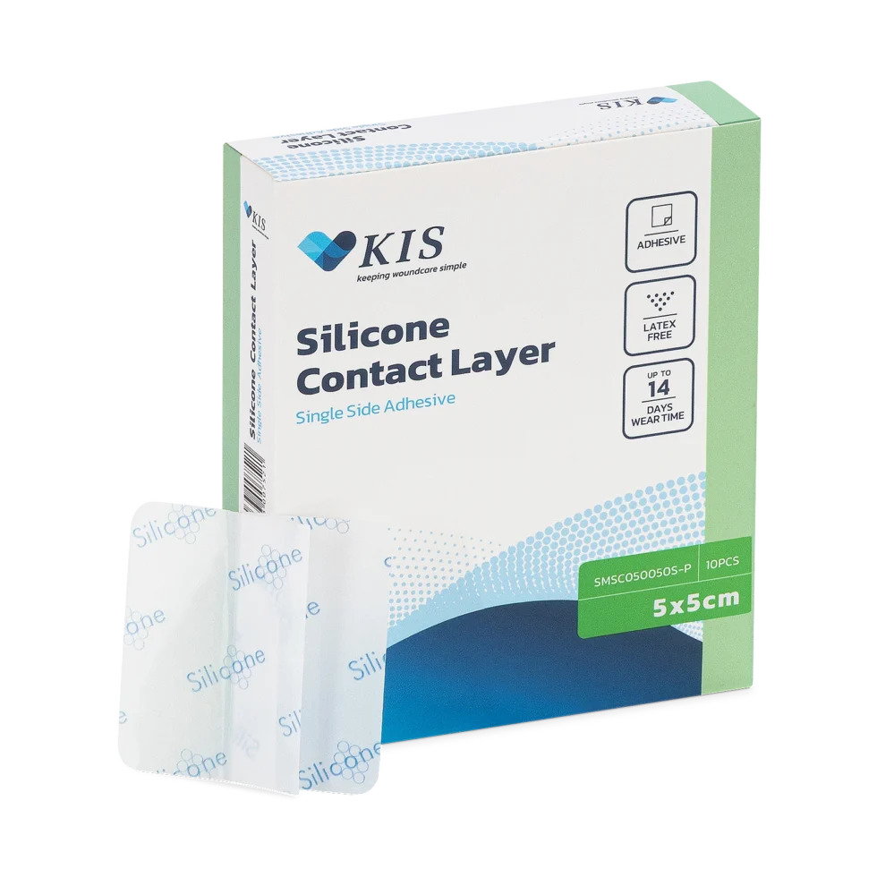 KIS Silicone Contact Later - 5 x 5cm - Box 10
