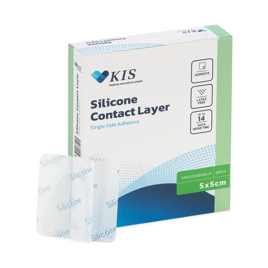 KIS Silicone Contact Later - 5 x 5cm - Box 10