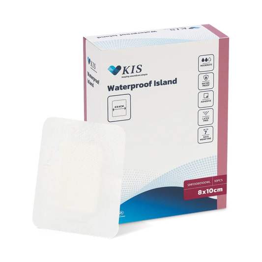 KIS Foam Waterproof Island Dressing - 15 x 15cm - Box 10
