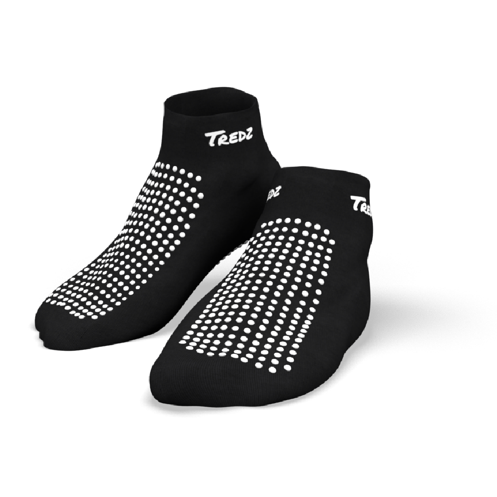 Non Slip Socks 3 Pack Black - Hospital Grade
