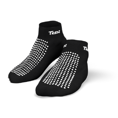 Non Slip Socks 3 Pack Black - Hospital Grade