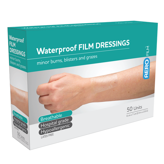 AEROFILM Waterproof Film Dressing 6 x 7cm Box/50