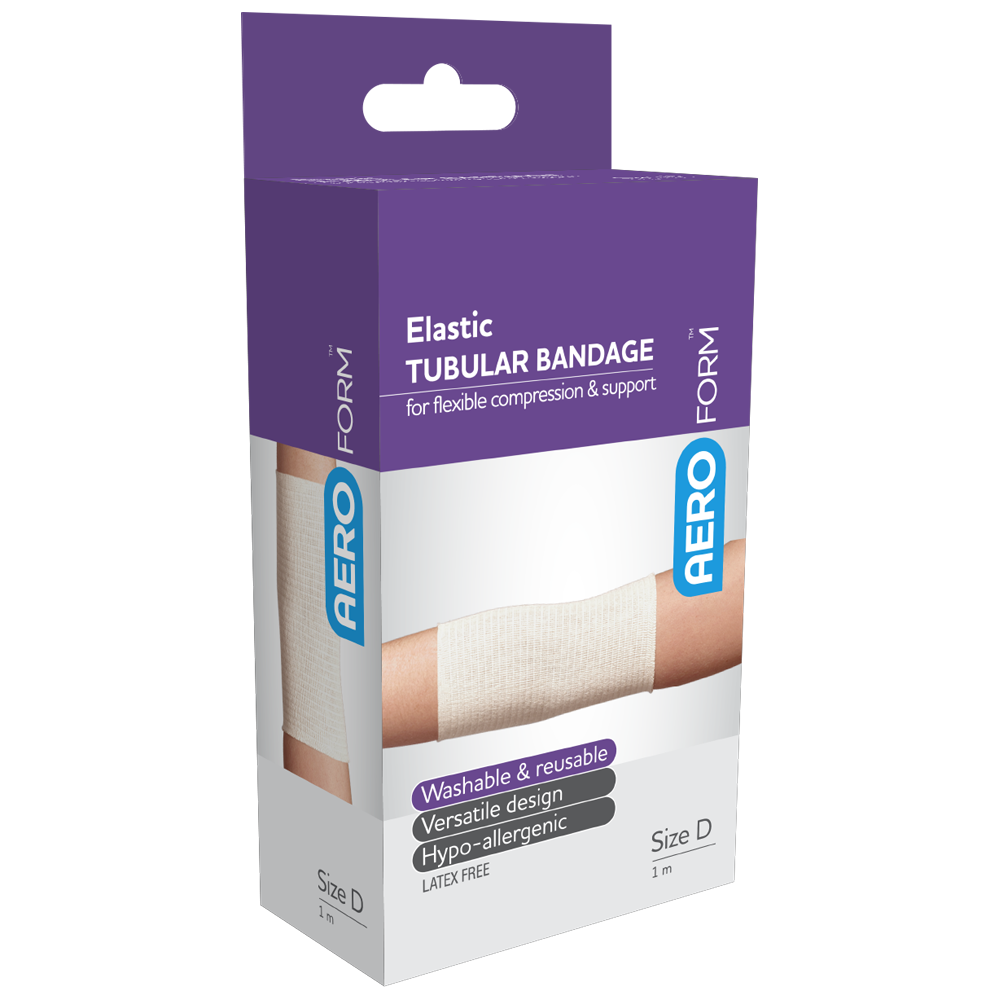 AEROFORM Size D Large Limbs Elastic Tubular Bandage 7.5cm x 1M - Promed Supplies Pty Ltd