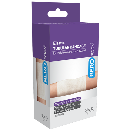 AEROFORM Size D Large Limbs Elastic Tubular Bandage 7.5cm x 1M - Promed Supplies Pty Ltd