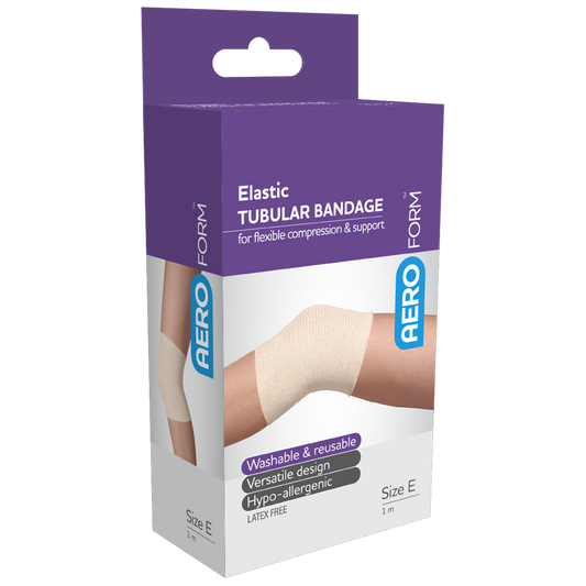 AEROFORM Size E Adult Legs Elastic Tubular Bandage 8.5cm x 1M - Promed Supplies Pty Ltd